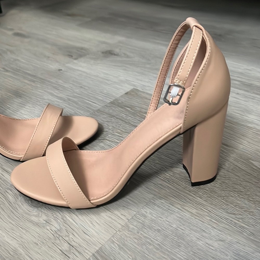 Tan/nude size 8.5 heels